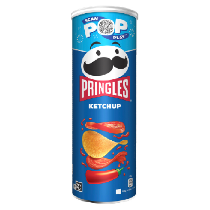 P.PRINGLES CHIPS KETCHUP 19X165GR