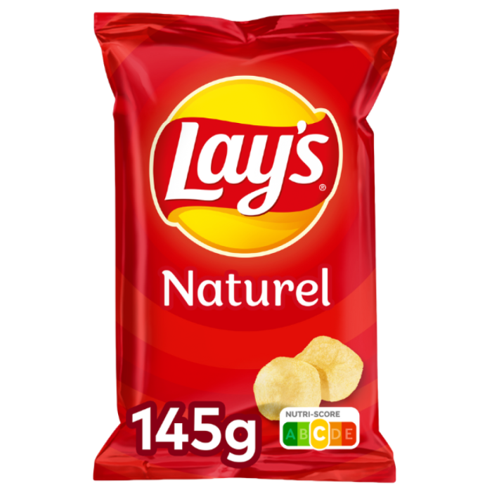 Z.LAY'S CHIPS NAT 20X145GR