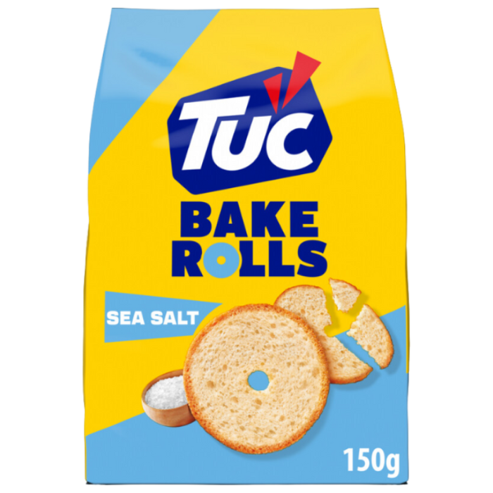 P.LU TUC BAKE ROLLS SALT 8X150GR