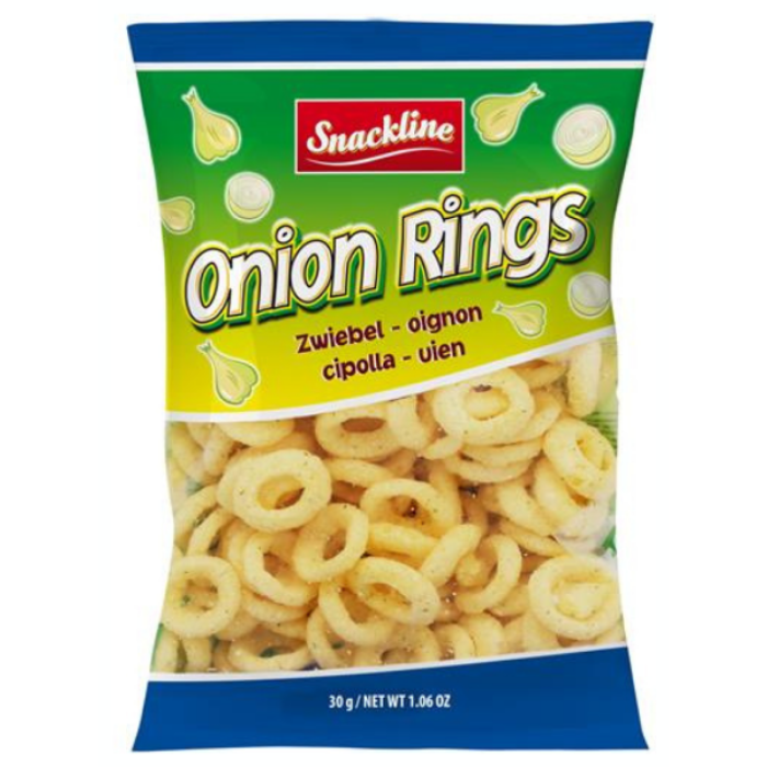 P.SNACKLINE ONION RINGS 20X125GR