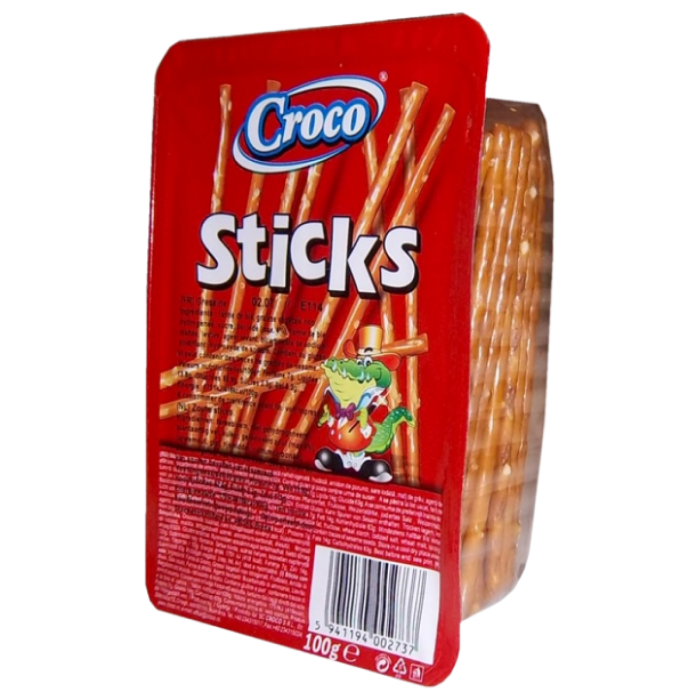 P.CROCO STICKS ZOUT 16X100GR