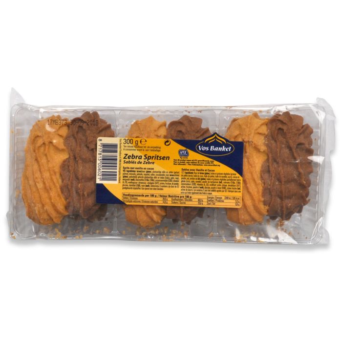 P.VOS ZEBRA KOFFIESPRITSEN 10X300GR