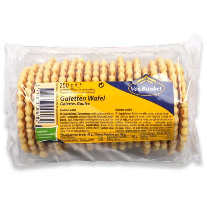 P.VOS GALETTE WAFELS 10X250GR