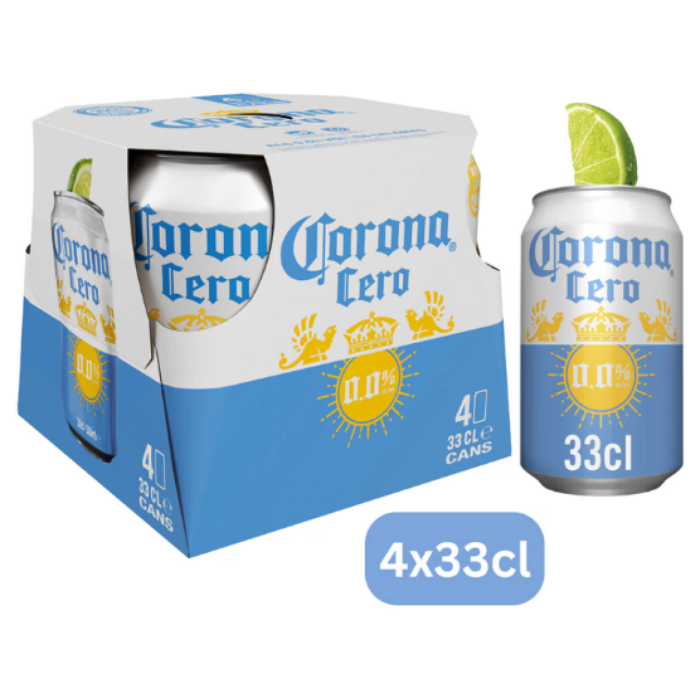 B.CORONA EXTRA 0.0% 6X(4X33CL) BLIK