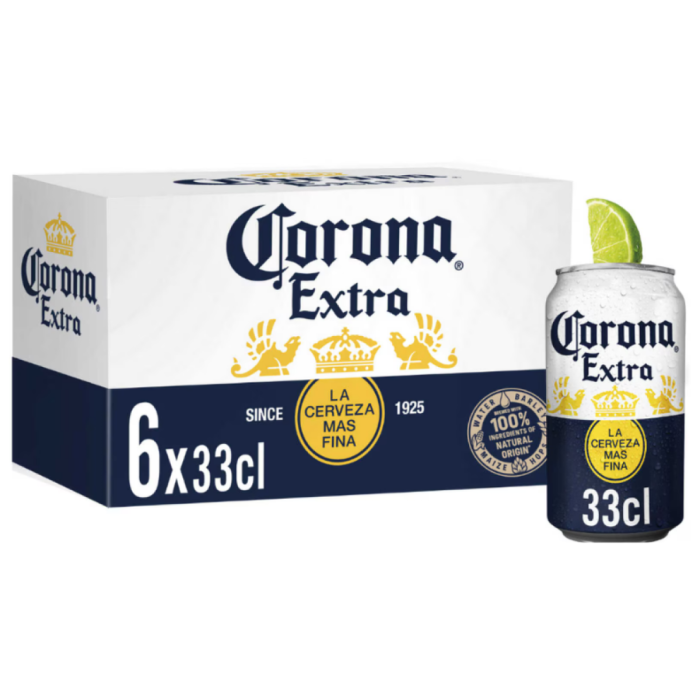 B.CORONA EXTRA 4X(6X33CL) BLIK