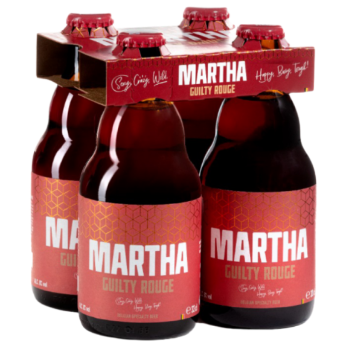 F.MARTHA GUILTY ROUGE 8% 6X4X33CL