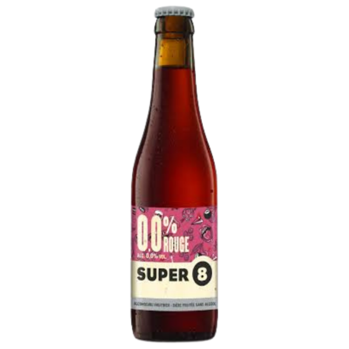F.SUPER 8 ROUGE 0.0% 24X33CL