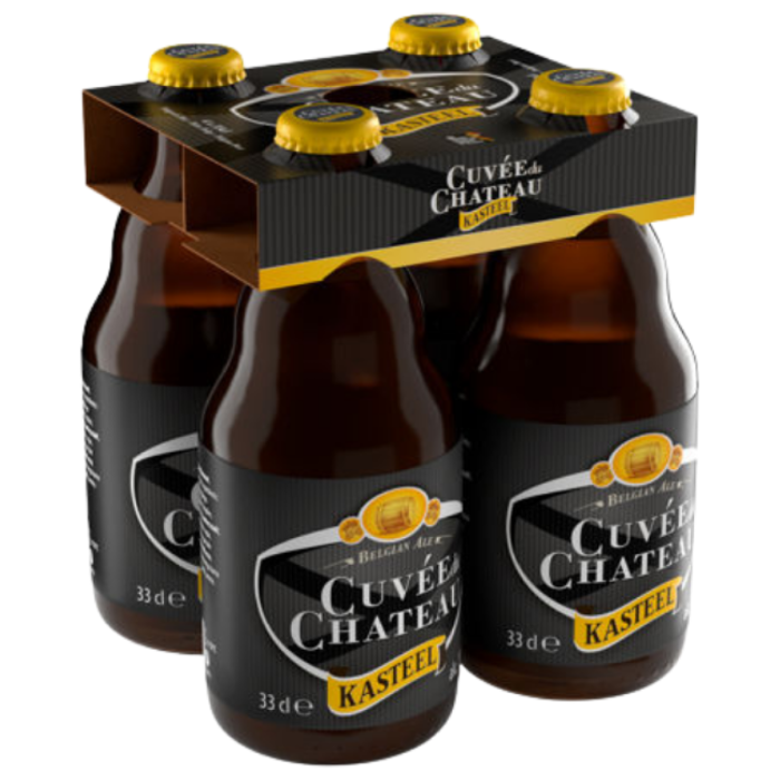 F.KASTEELBIER CUVEE DU CHATEAU 6X(4X33CL) CLIP