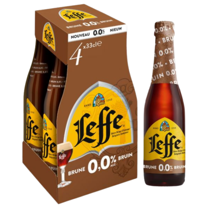 F.LEFFE BRUIN 0% 6X(4X33CL) C°