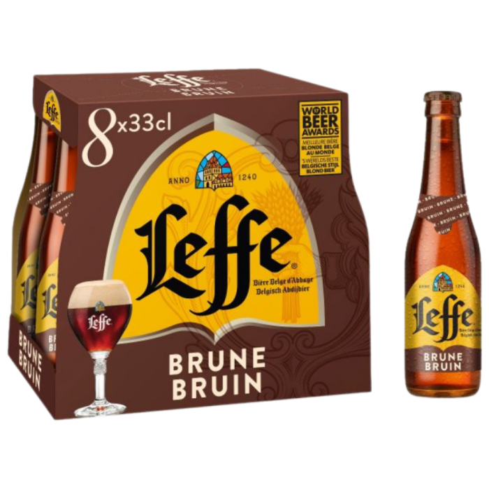 F.LEFFE BRUIN 3X(8X33CL)