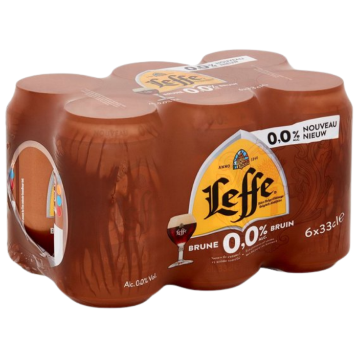 F.LEFFE BRUIN 0%  BLIK 4X(6X33CL) C°