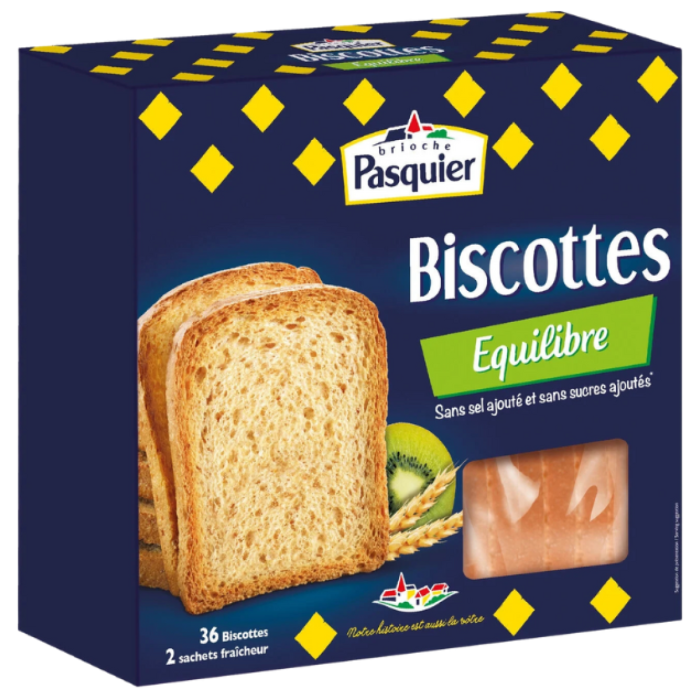 P.PASQUIER BESCHUITEN TARWE VIERK.12X675GR
