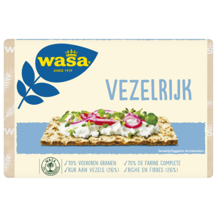 P.WASA CRACOTTE VEZELRIJK 12X300GR A