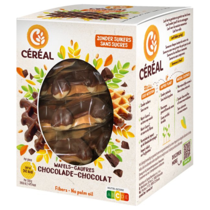 S.CER.VANILLEWAFELS CHOCOLADE 6X150GR A