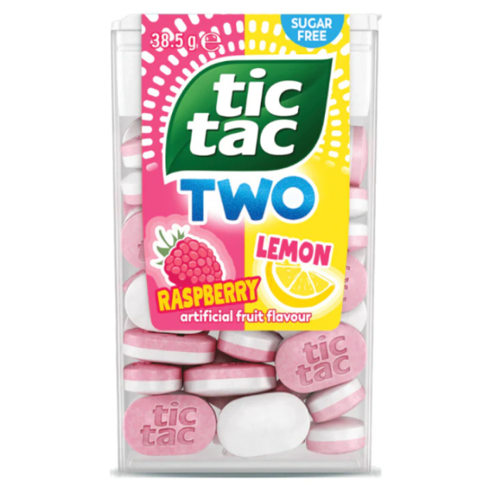 S.TIC-TAC TWO RASPBERRY LEMON T38 X16 NEWPR