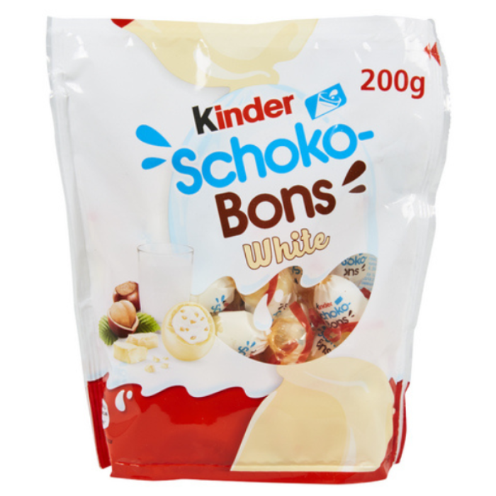 D.KINDER SCHOKOBONS WHITE 18X200GR