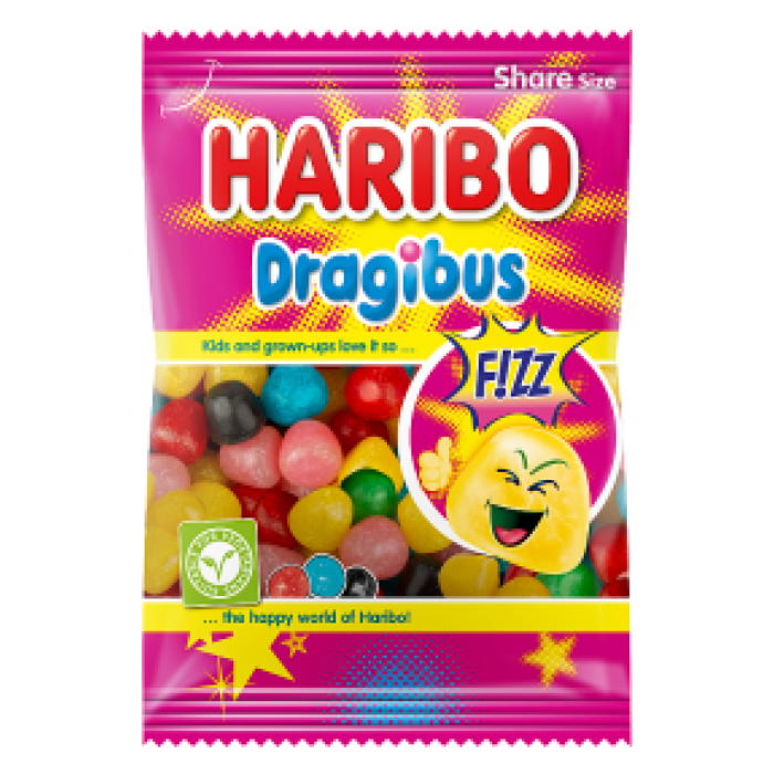 Z.HARIBO DRAGIBUS FIZZ 12X200GR C°