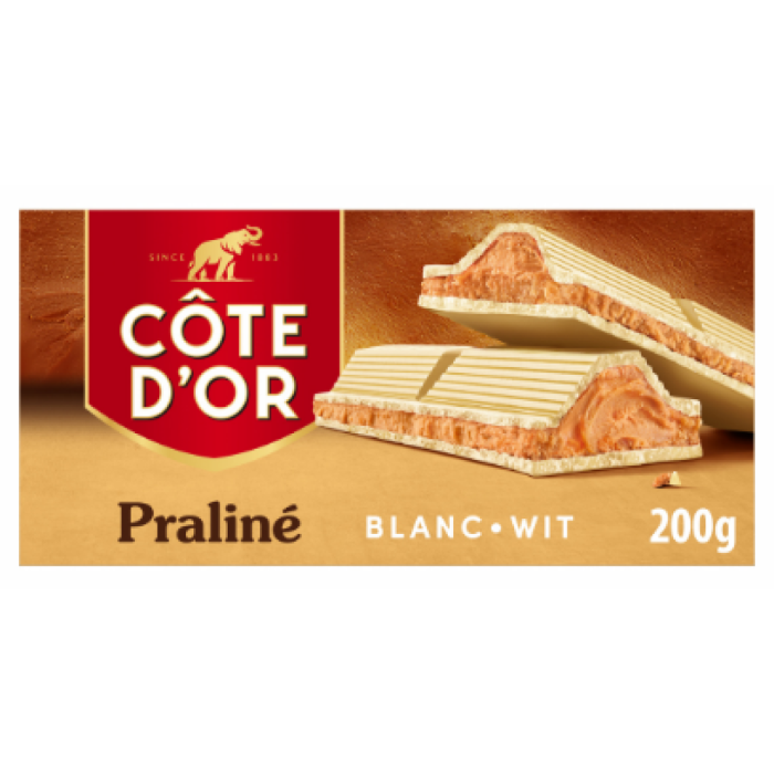 P.CD PRALINE WIT 15X200GR