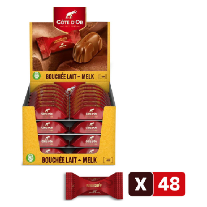 S.CD BOUCHEES MELK 48X25GR