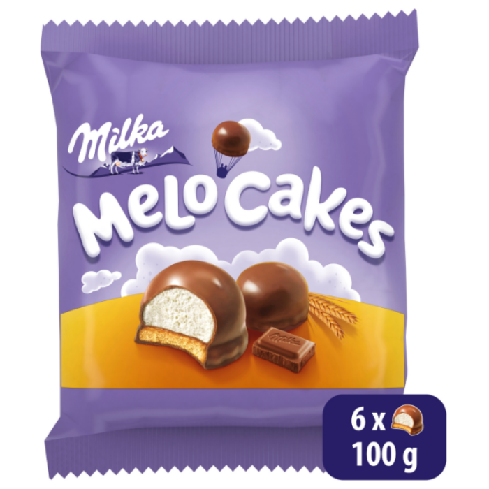 P.MILKA MELOCAKES 6ST 12X100GR