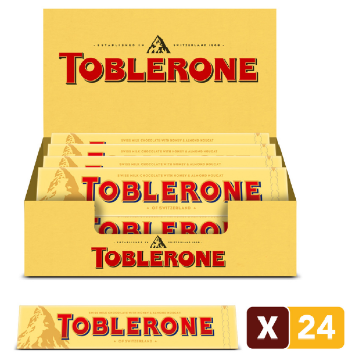 T.TOBLERONE MELK 24X50GR