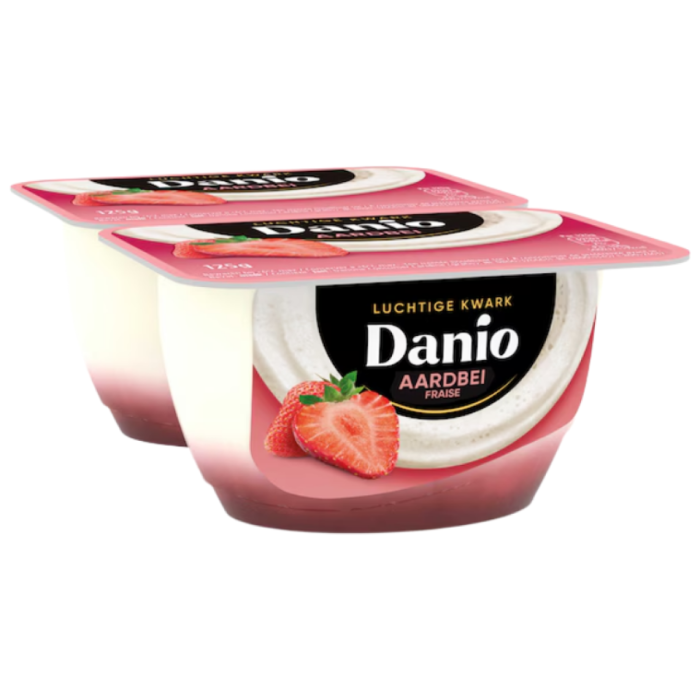 P.DANIO OPGEKLOPT.AARDBEI 8X(2X125GR) A