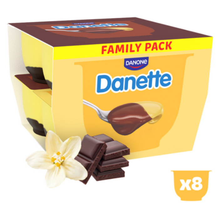 P.DANETTE CHOCO/VAN 8X(4X125GR) A