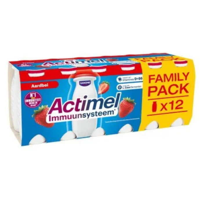 P.ACTIMEL AARDBEI 4X(12X100GR) A