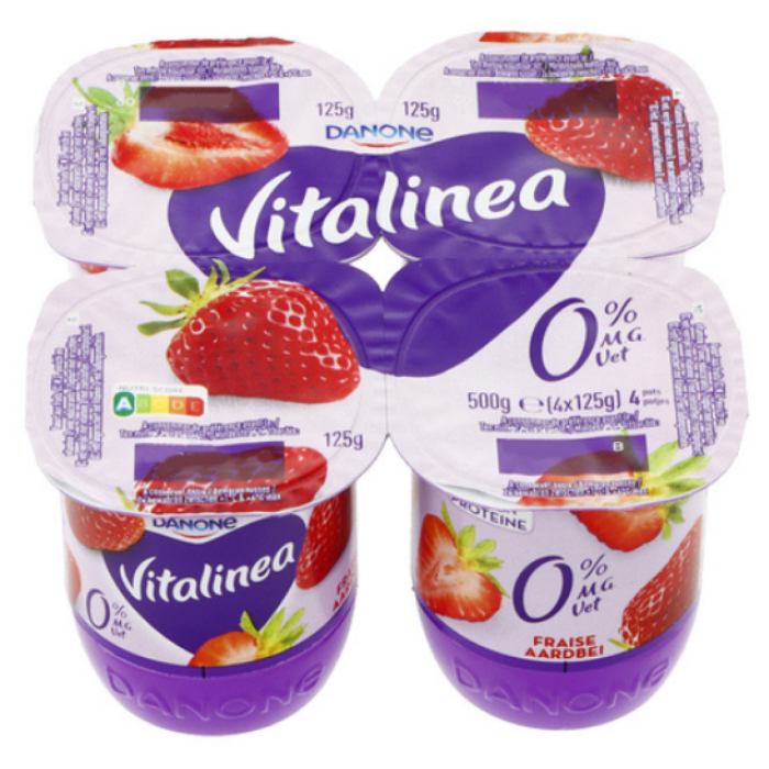 P.VITALINEA AARDBEI 6X(4X125GR)A