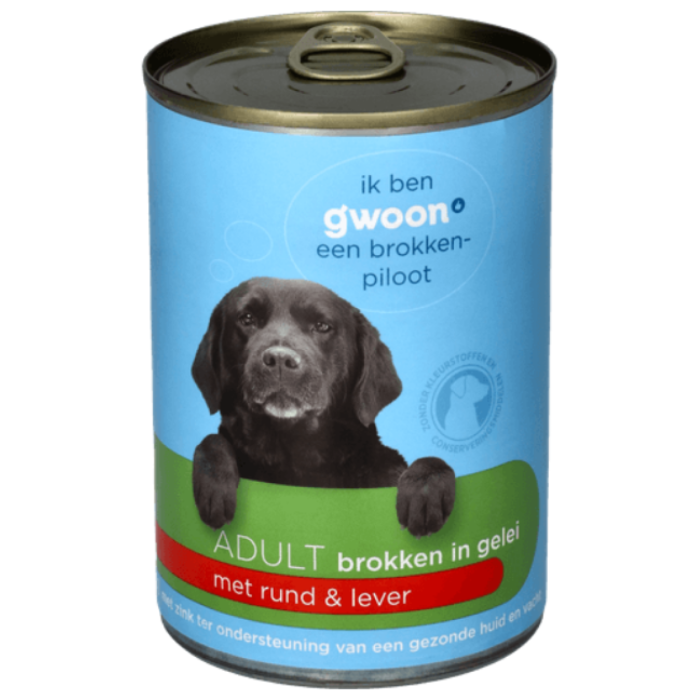 B.GWOON HOND BROKKEN GELEI RUND LEVER 12X415GR