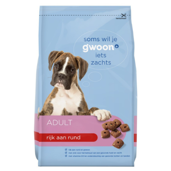 B.GWOON HOND BROKKEN RUND 3X1KG