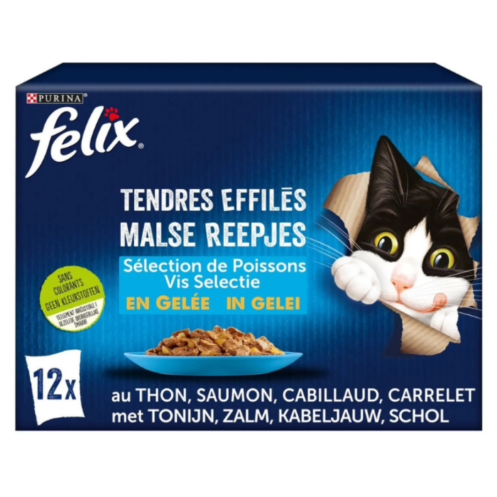 D.FEL.KAT PCH VLEES REEPJES 6X(12X85GR) C