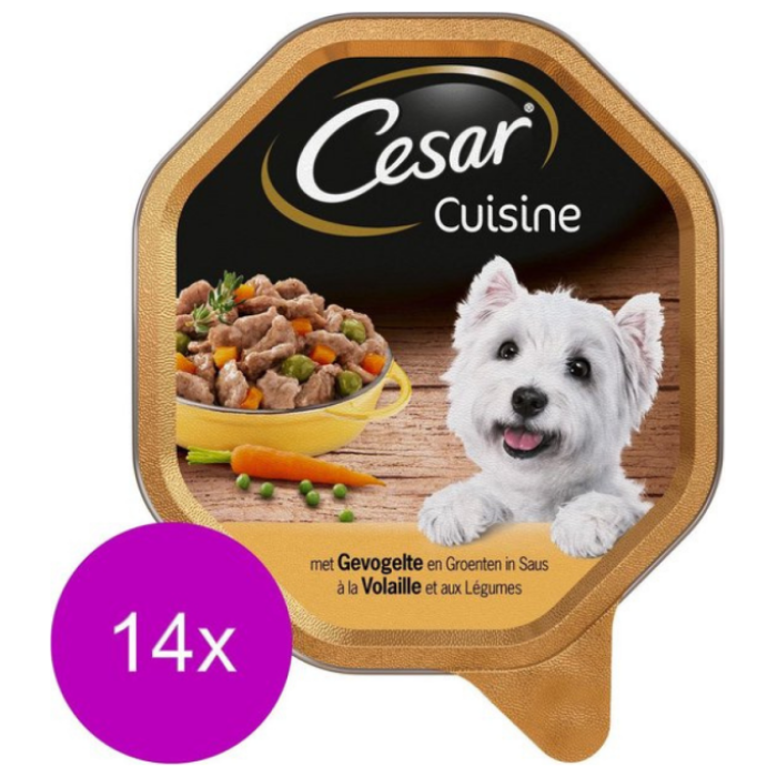 D.CESAR CUISINE GEVOG/GR.SAUS 14X150GR A