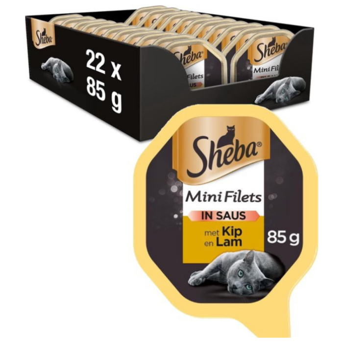 D.SHEBA REEPJES KIP/LAM 22X85GR A
