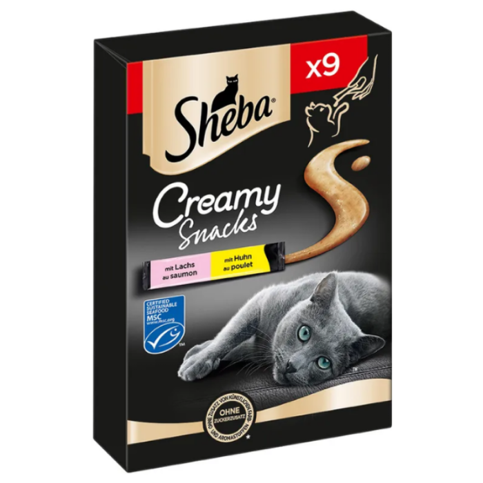 D.SHEBA CREAMY SNACKS ZALM 7X(9X12GR) A