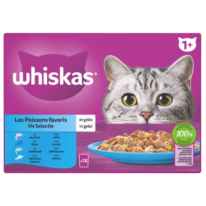 D.WHISK.VISSELECTIE 1+ 4X(12X85GR) A