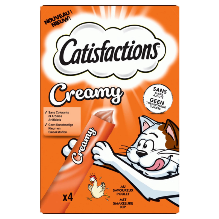 D.CATISFACTIONS CREAMY KIP 11X(4X10GR) A