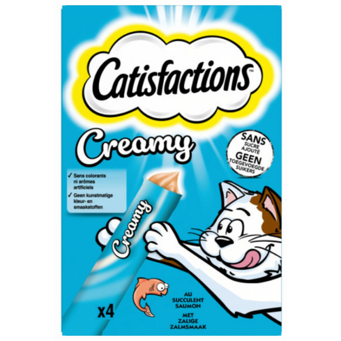 D.CATISFACTIONS CREAMY ZALM 11X(4X10GR) A