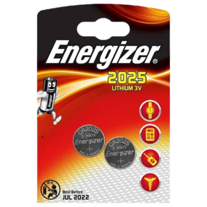 S.ENERGIZER LITHIUM 3V CR2025 10X2ST A