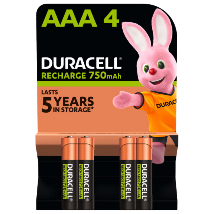 S.DURAC. AAA RECHARGEABLE 900MAH HR03 10X4ST A