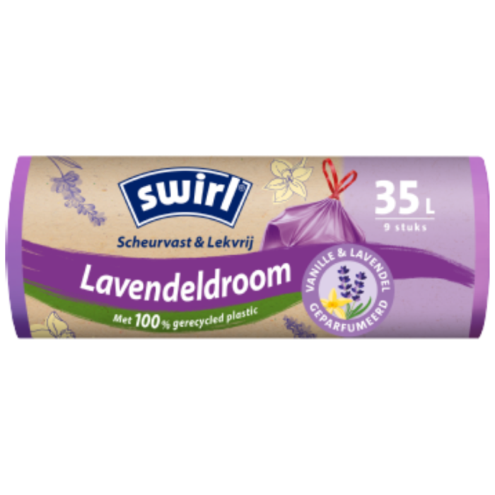P.SWIRL VUILNISZAK TREKBAND VAN/LAV 12X(9X35L)