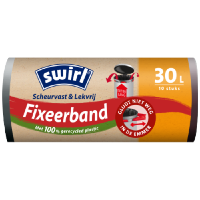 P.SWIRL VUILNISZAK FIXEERBAND 9X(10X30L) A