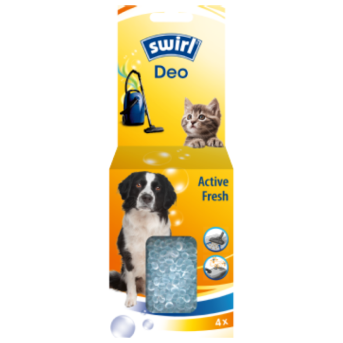 P.SWIRL DEO PARELS STOFZUIGER ACTIVE FRESH 7X4ST