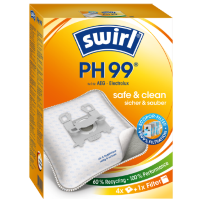 P.SWIRL STOFZUIGERZAK PH99/4 ECOPOR 3X4ST