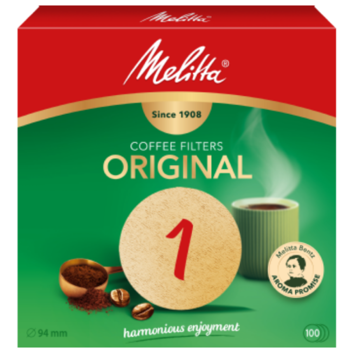 P.MELITTA 1 ORIGINAL BRUIN 10X100ST A *