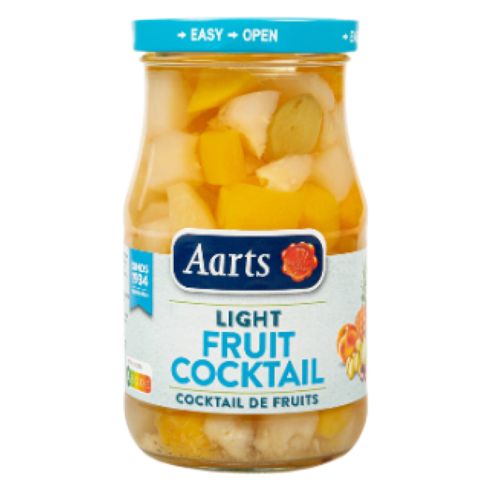 B.AARTS FRUITCOCKTAIL LIGHT GLAS 6X370ML &