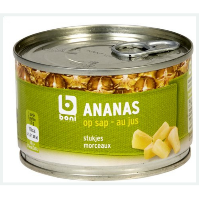 D.BONI ANANAS STUKKEN OP EIGEN SAP 8X(6X227GR)