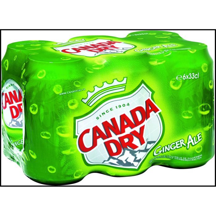 B.CANADA DRY BLIK 4X(6X33CL) C°