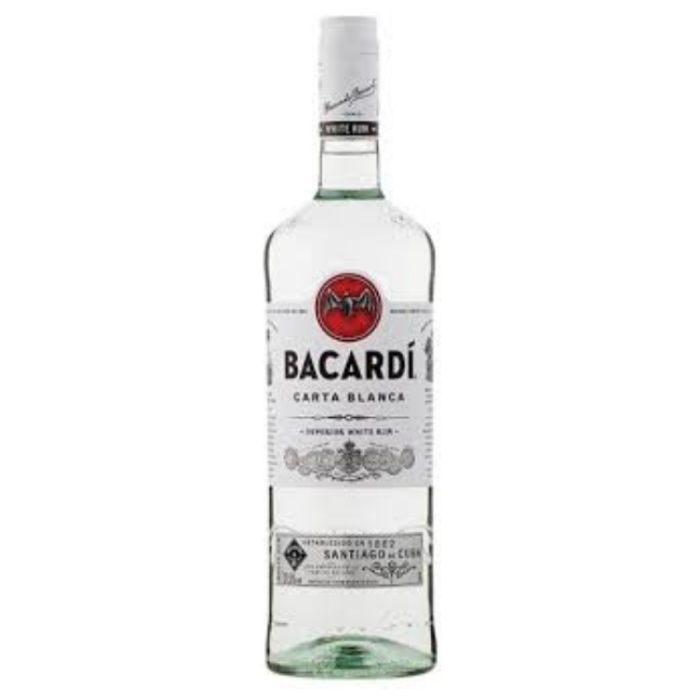 F.RHUM BACARDI CARTA BLANCA 37.5* 6X1L