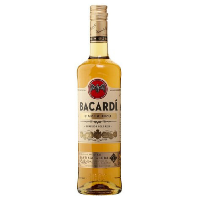 F.RHUM BACARDI CARTA ORO 40* 6X70CL C°